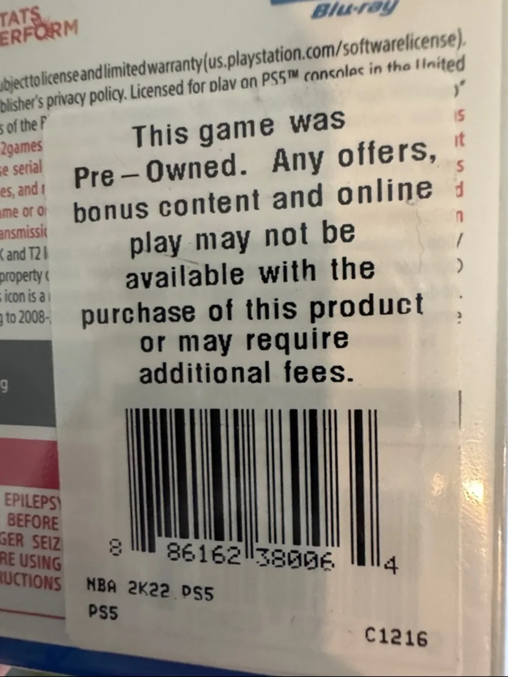 NBA 2K ‘22 PS5 Video Game